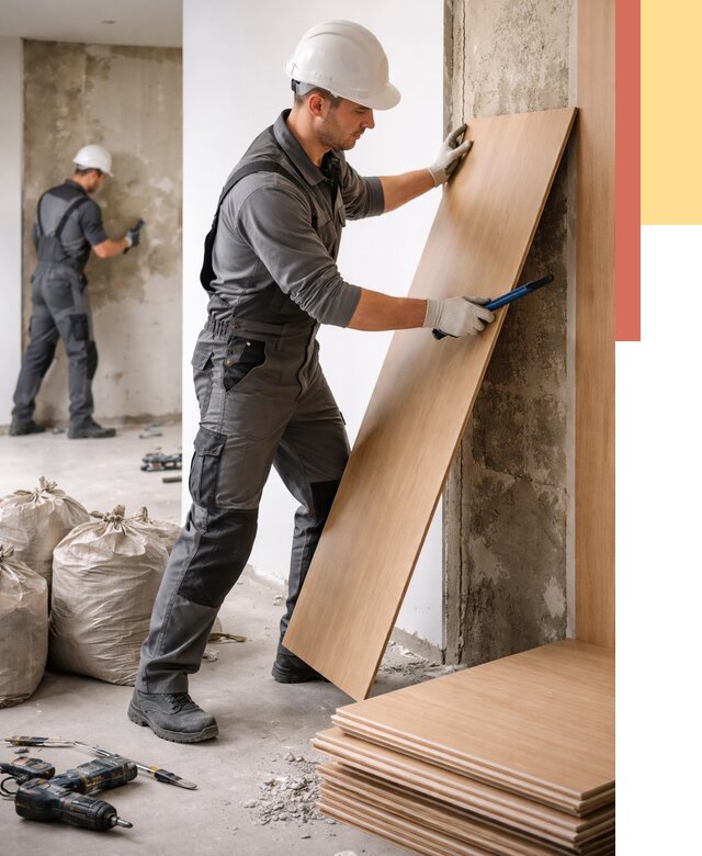 Демонтаж стеновых панелей в Курганинске от 3640 руб. за м² быстро и недорого | ОТДЕЛОЧНИК-Кгн