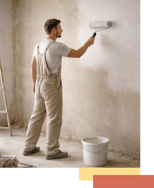 Грунтовка стен под отделку в Курганинске профессиональным раствором