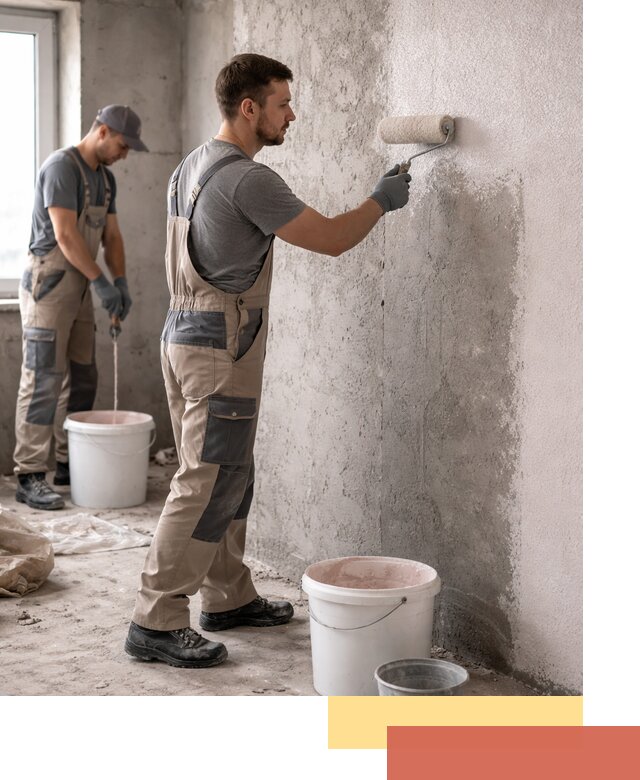 Нанесение бетоноконтакта на стены в Курганинске для последующей отделки