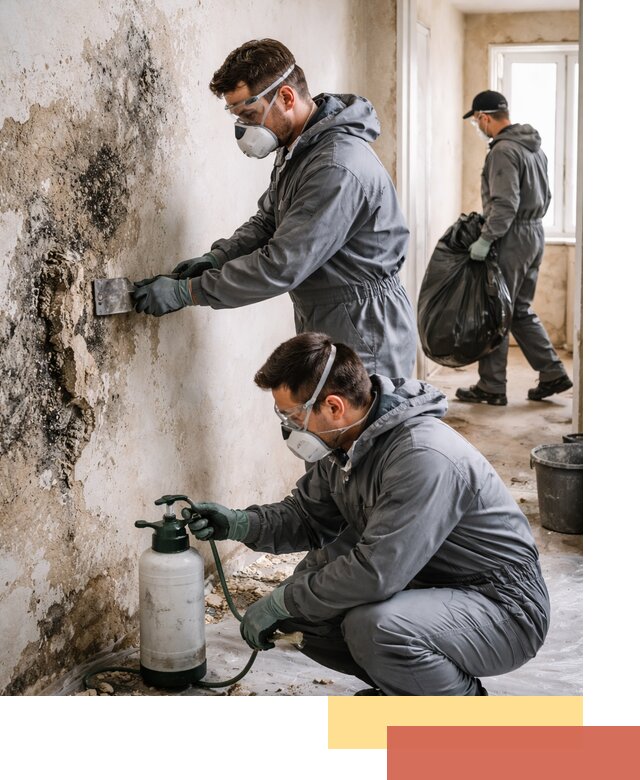 Удаление плесени со стен профессионально в Курганинске