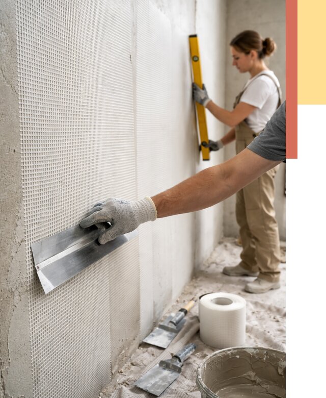 Армирование стен стеклосеткой в Курганинске от 3328 руб. под ключ | ОТДЕЛОЧНИК-Кгн