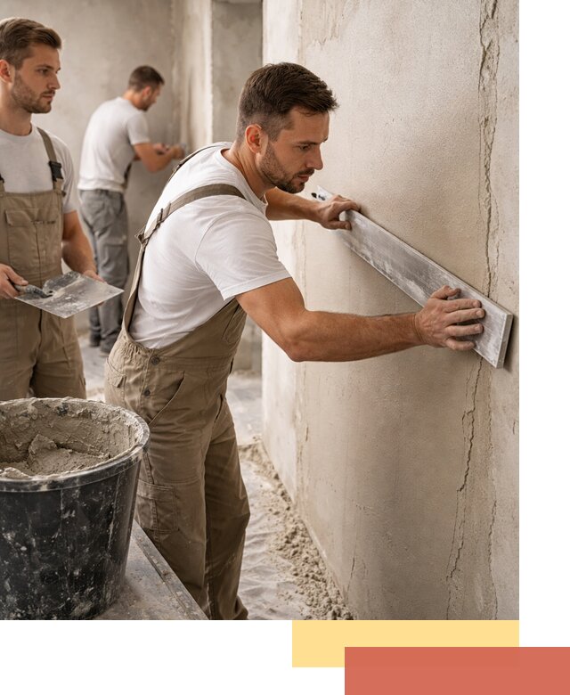 Штукатурка стен без маяков в Курганинске быстро и качественно