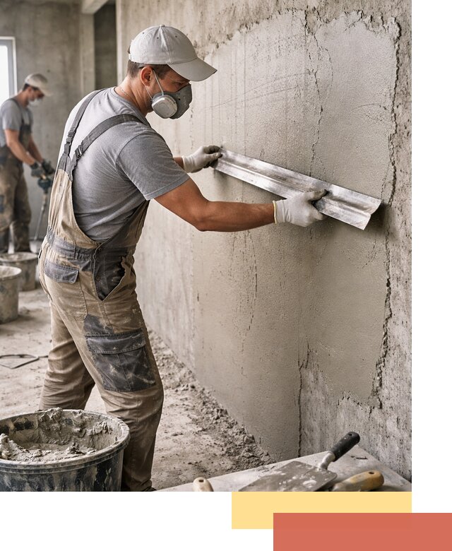 Штукатурка бетонных стен в Курганинске качественно и долговечно