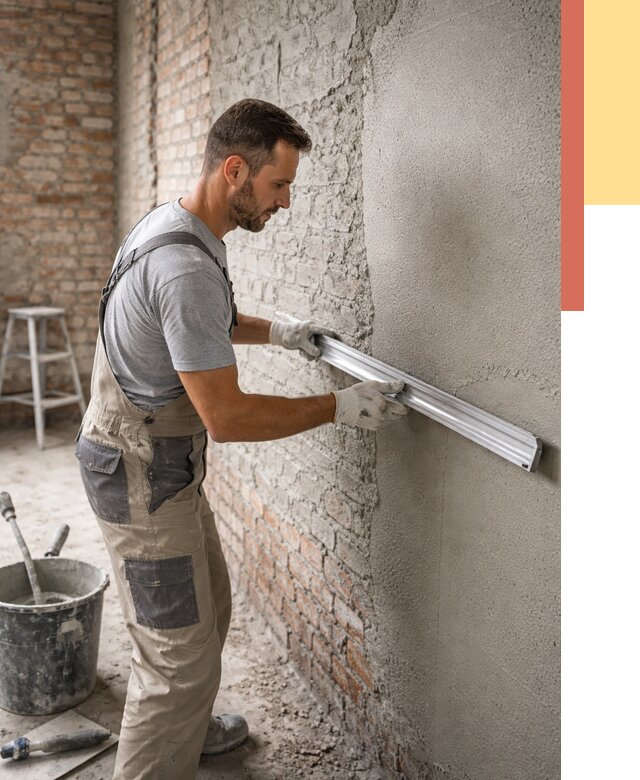 Штукатурка кирпичных стен в Курганинске от 4680 руб/м2 — быстро и недорого | ОТДЕЛОЧНИК-Кгн