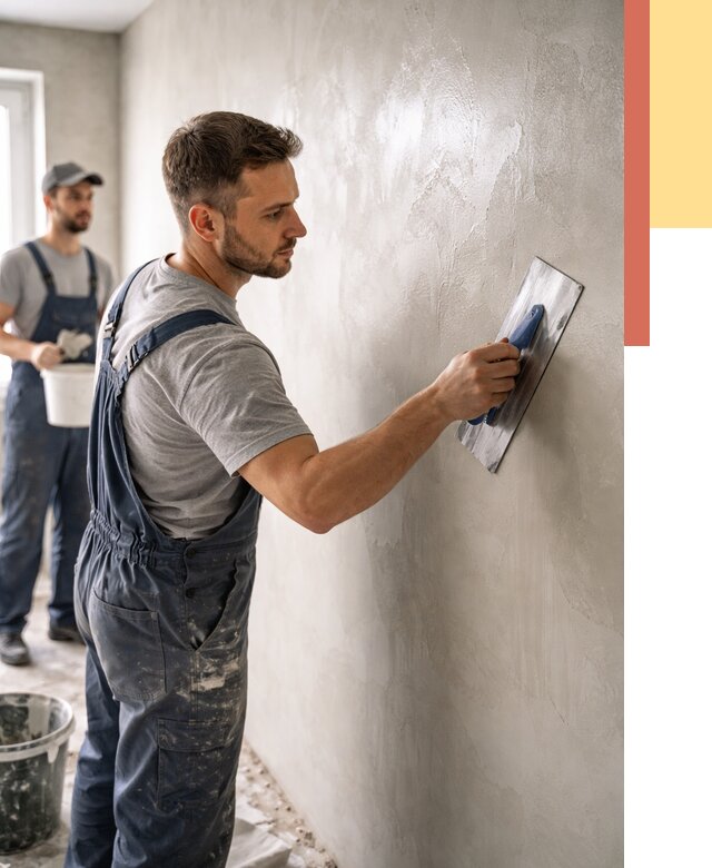 Глянцевание штукатурки стен в Курганинске от 7801 руб. — услуги и затирка | ОТДЕЛОЧНИК-Кгн