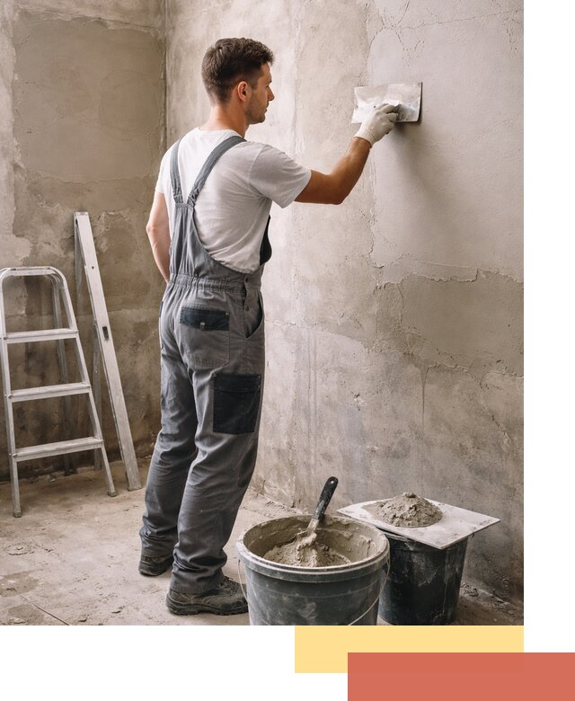 Штукатурка стен в ванной под ключ в Курганинске