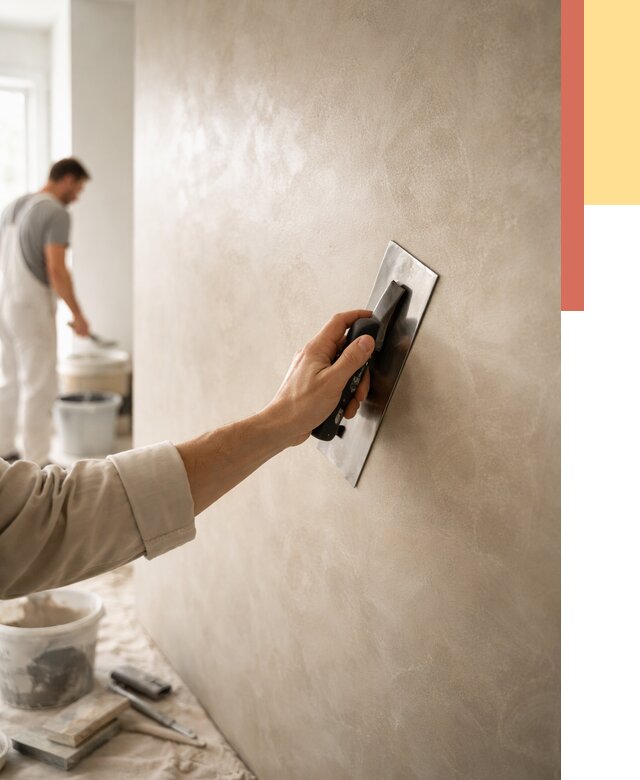 Венецианская штукатурка в Курганинске от 3640 руб/м² — нанесение стен под ключ | ОТДЕЛОЧНИК-Кгн