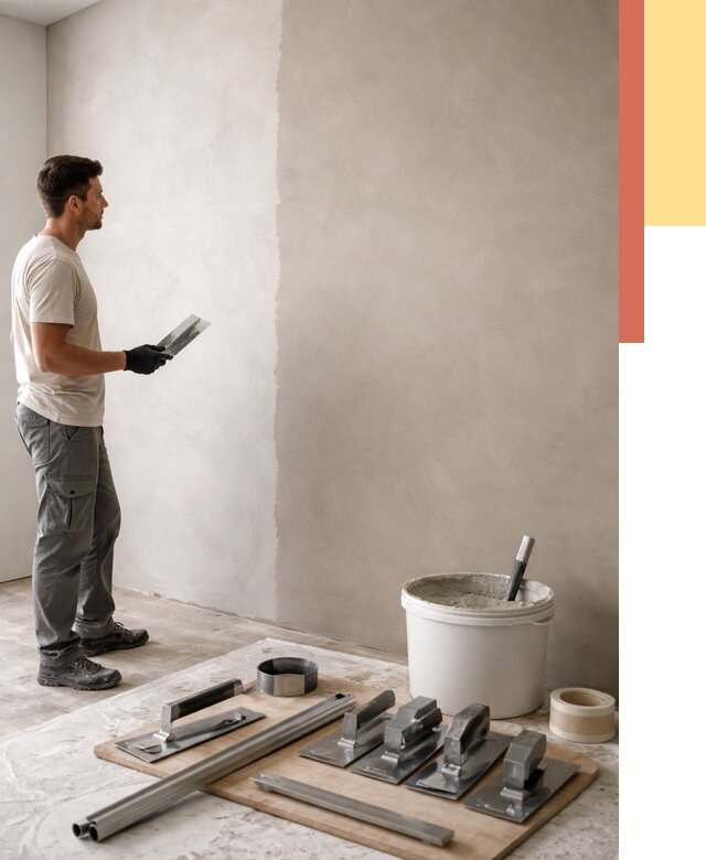 Нанесение микроцемента на стены в Курганинске от 3328 руб./м2 под ключ | ОТДЕЛОЧНИК-Кгн