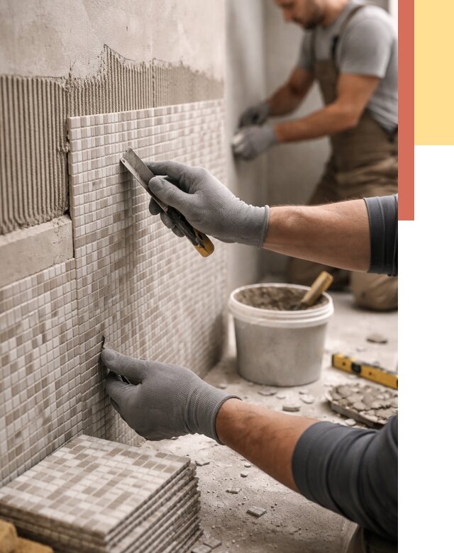 Облицовка стен мозаикой в Курганинске от 3328 руб/м2 — укладка мозаики на стены | ОТДЕЛОЧНИК-Кгн