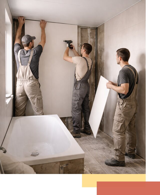 Отделка ванной панели ПВХ профессионально в Курганинске