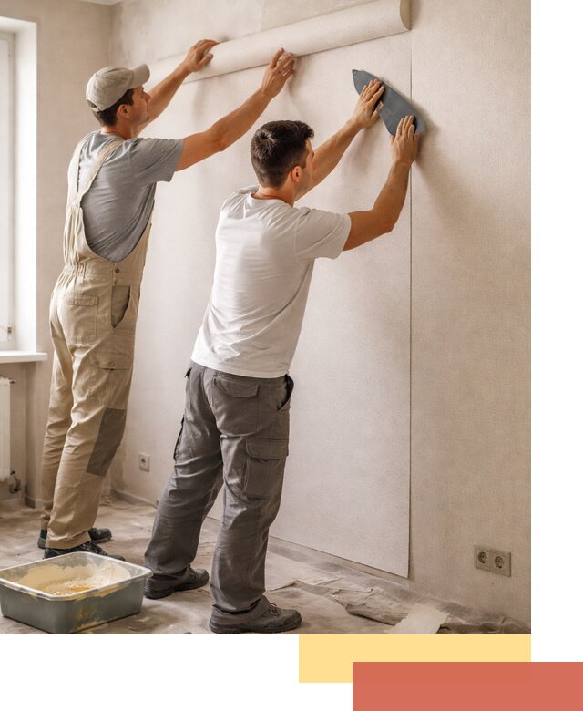 Поклейка виниловых обоев в Курганинске профессионально и качественно