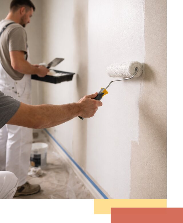 Покраска стен акриловой краской профессионально в Курганинске