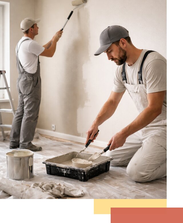 Покраска стен в квартире в Курганинске — профессионально и аккуратно