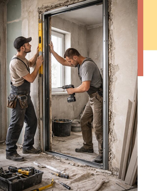 Закладка дверного проема в Курганинске от 3640 руб. — быстро и недорого | ОТДЕЛОЧНИК-Кгн