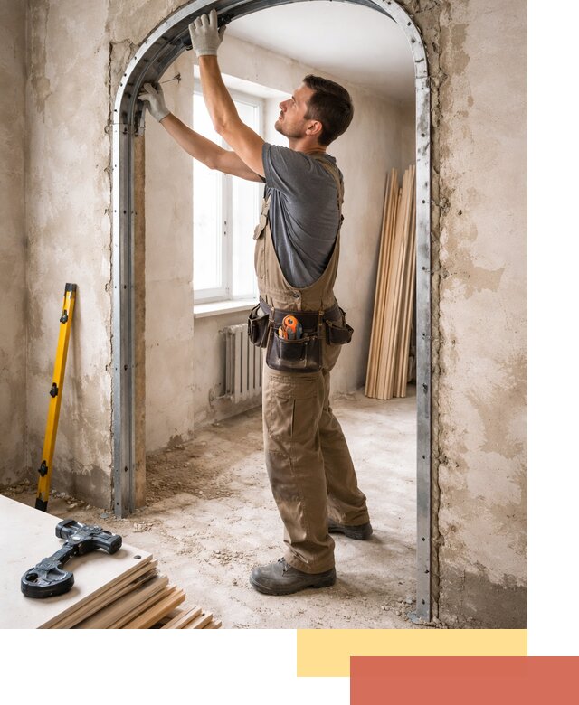 Устройство арочного проема в Курганинске под ключ