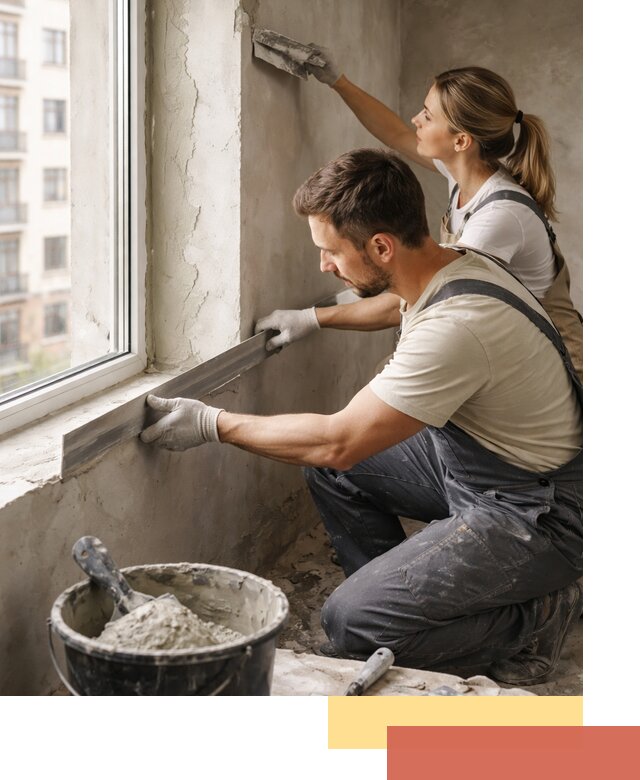 Штукатурка откосов дверей и окон профессионально в Курганинске