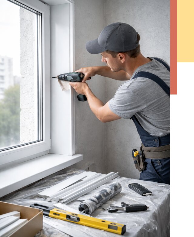 Установка пластиковых откосов в Курганинске от 2340 руб. | ОТДЕЛОЧНИК-Кгн монтаж, быстро и недорого