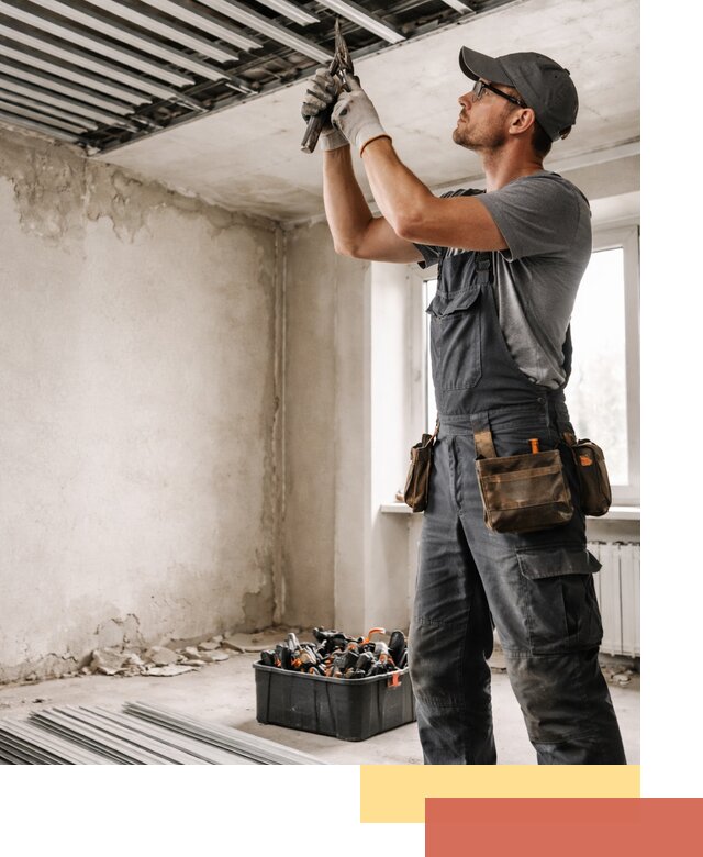 Демонтаж реечного потолка в Курганинске быстро и аккуратно