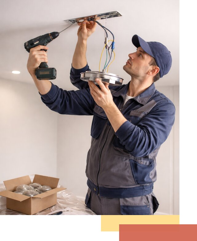 Установка люстры в натяжной потолок в Курганинске