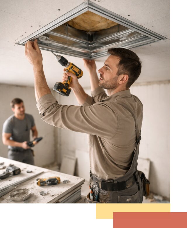 Монтаж люка в потолок из ГКЛ в Курганинске