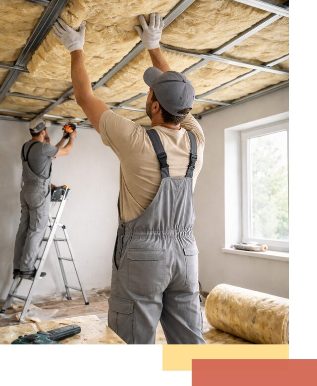 Утепление потолка под ключ в Курганинске качественно и быстро