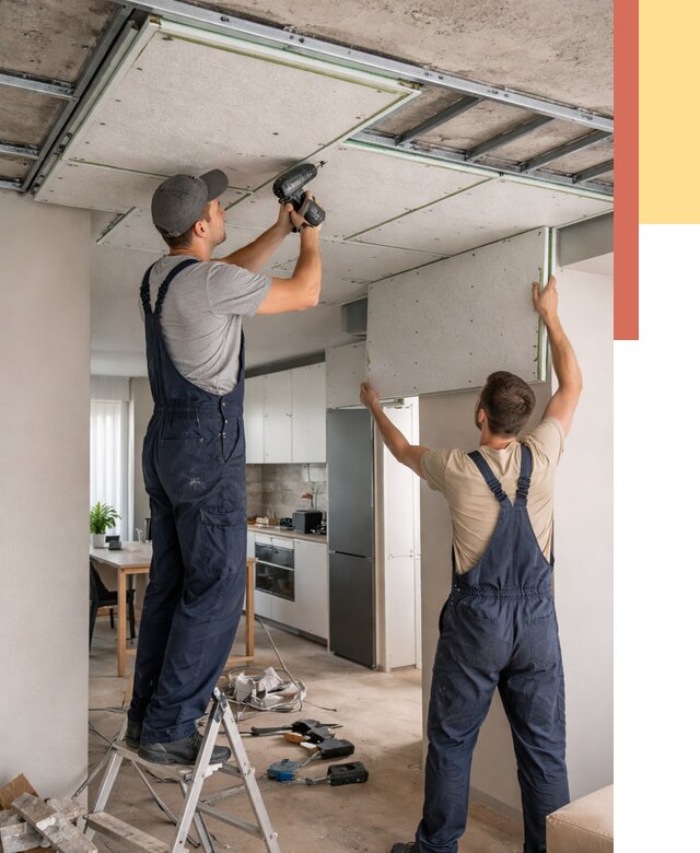 Шумоизоляция потолка панелями зипс в Курганинске от 1924 руб. под ключ | ОТДЕЛОЧНИК-Кгн